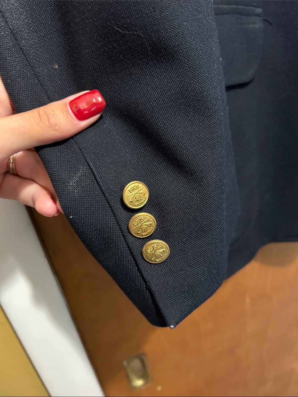 Orvis Navy Blue Sport Coat - Classic Single-Breasted Blazer - Picture 7 of 9